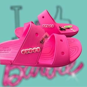 Crocs Sandals in Barbie Pink!